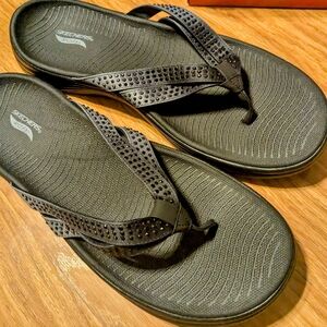 Skechers Arch Fit Radiant Sandals Mesmerize Black